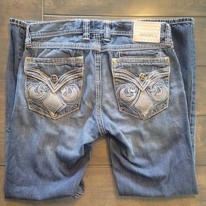 COPY - Affliction Cooper Size 32 x 30 Relaxed Boot Blue